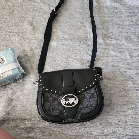 Coach Georgie Saddle Bag - Picture 3 of 4